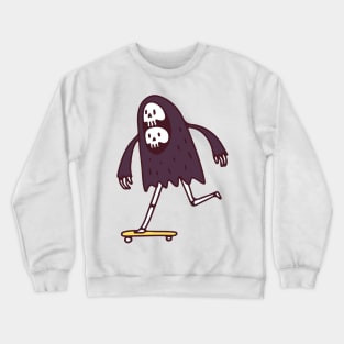 Skate Grim Style Funny Crewneck Sweatshirt